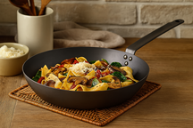 Blackwell Stegepande Carbon Stål ø 30 cm - egnet til alle varmekilder - uden non-stick belægning