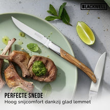 Blackwell Steakmessen Laguiole - Oliventræ - 6 Stykker