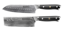 Blackwell knivsæt (Santokumes + grøntsagskniv/Nakiri) Damascus