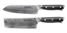 Blackwell knivsæt (Santokumes + grøntsagskniv/Nakiri) Damascus