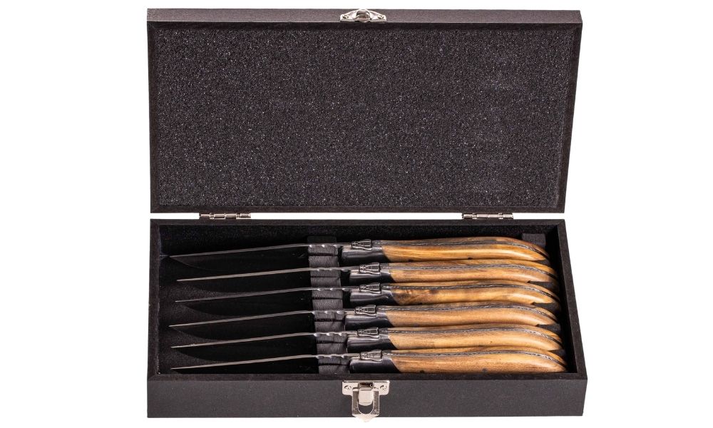 Blackwell Steakmessen Laguiole - Oliventræ - 6 Stykker