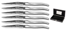 Blackwell Steakmessen Laguiole - Raw Black Lemmet - RVS - 6 Stuks
