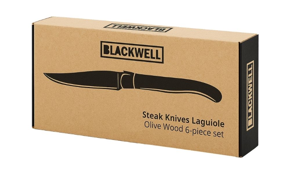 Blackwell Steakmessen Laguiole - Oliventræ - 6 Stykker