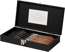 Blackwell Steakbestek Laguiole - Steakmessen & Steakvorken - Rozenhout - 12 Stuks