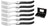 Blackwell Steakgafler Laguiole - Pakkahout - 6 Styk