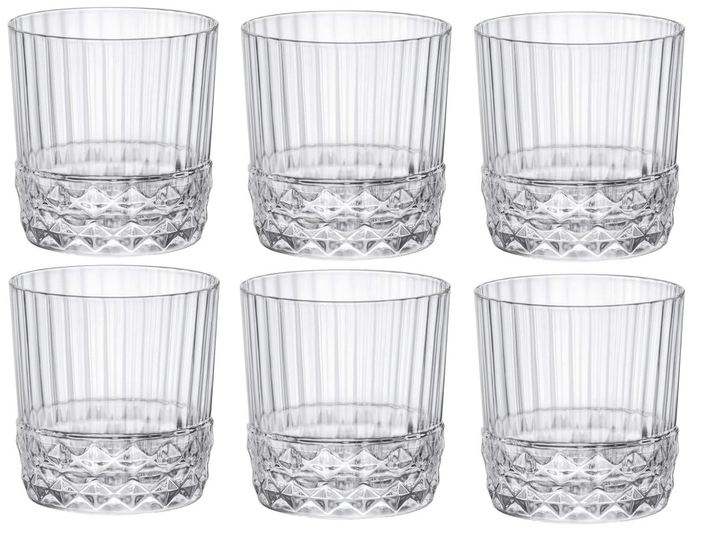 Bormioli Rocco Cocktailglas / Whiskey Glas / Vandglas America 20's - 380 ml - 6 styk