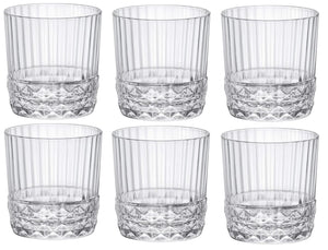 Bormioli Rocco Cocktailglas / Whiskey Glas / Vandglas America 20's - 380 ml - 6 styk