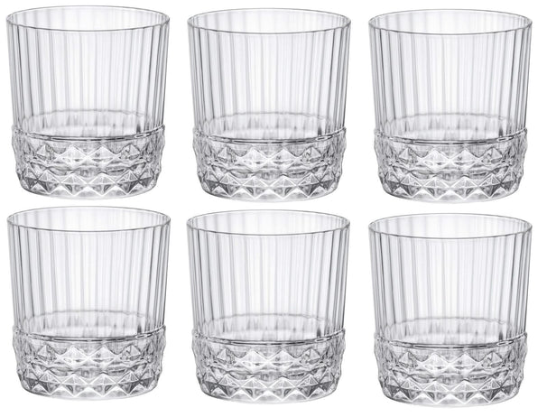 Bormioli Rocco Cocktailglas / Whiskey Glas / Vandglas America 20's - 380 ml - 6 styk