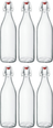 Bormioli Rocco Beugelflasker / Weckflasker Giara - Transparent - 1 liter - 6 stk.