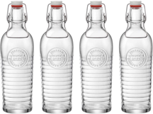 Bormioli Rocco Beugelflessen / Weckflessen Officina 1825 - Transparent - 1.2 liter - 4 styk