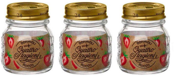 Bormioli Rocco Weckpotter Quattro Stagioni - ø 8.5 cm / 250 ml - 3 stk.