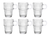 Bormioli Rocco Latte Macchiato Glas - Irish Coffee Glas - Kaffe Kopper med Håndtag - Stapelbar - Barshine 315 ml - 6 Stykker