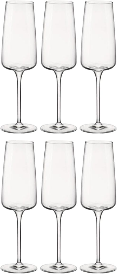 Bormioli Rocco Champagneglas - Flutes - Nexo - 240 ml - 6 styk