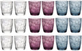 Bormioli Rocco Glazenset - Vandglaser - Tumblers - Diamond 300 ml - 18 Styk