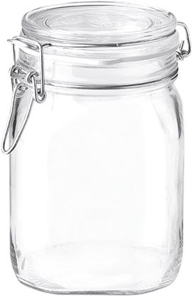 Bormioli Rocco Weckpotter Fido 11 x 11 cm / 1 liter - 6 styk