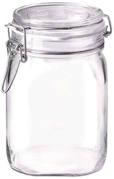 Bormioli Rocco Weckpotter Fido 11 x 11 cm / 1 liter - 4 stk.