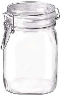 Bormioli Rocco Weckpotter Fido 11 x 11 cm / 1 liter - 4 stk.