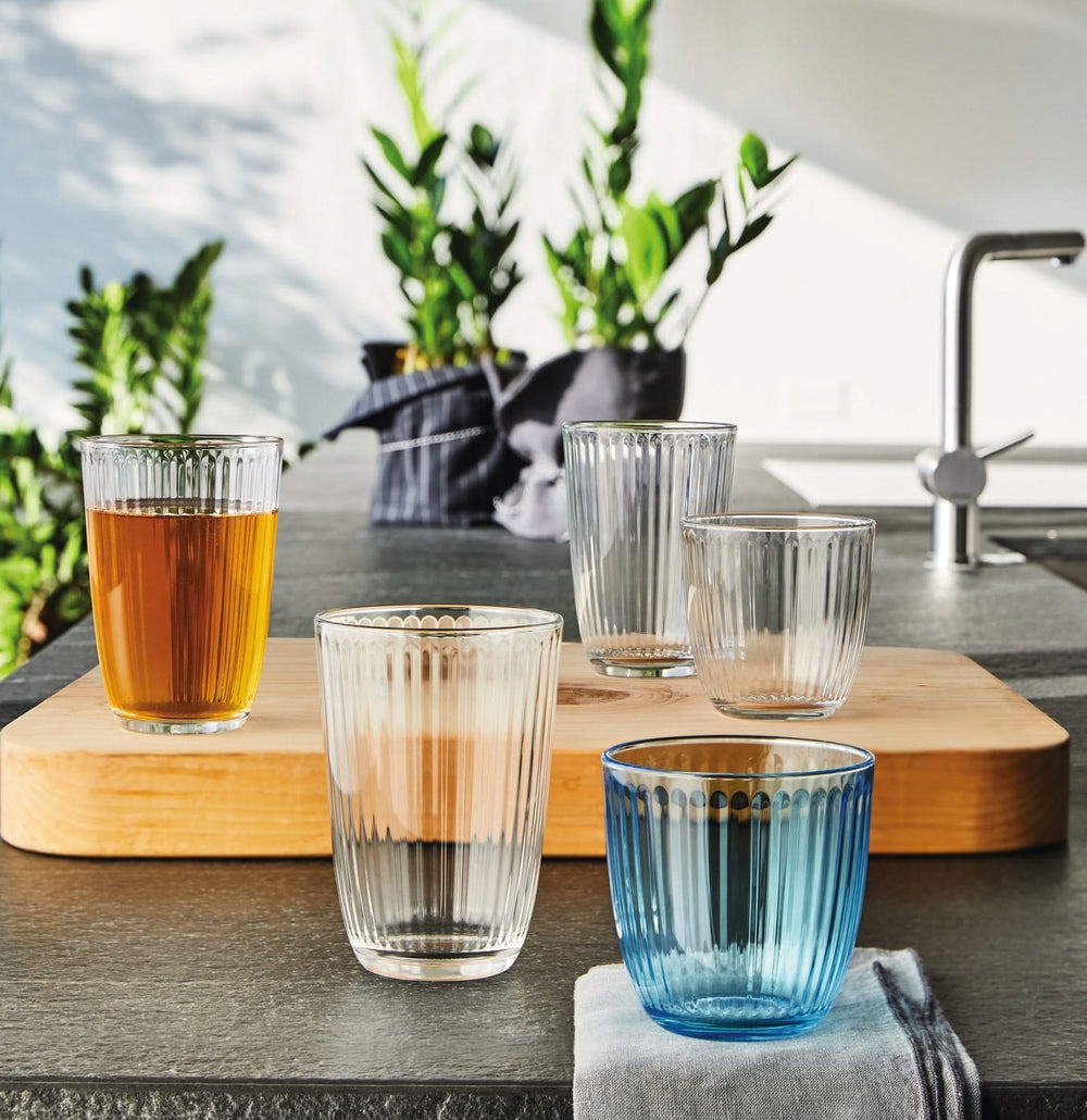 Bormioli Rocco Waterglazen Line Blauw - 290 ml - 6 stuks