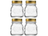 Bormioli Rocco Weckpot Quattro Stagioni - ø 7.5 cm / 150 ml - 4 stuks