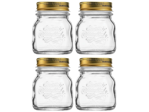 Bormioli Rocco Weckpot Quattro Stagioni - ø 7.5 cm / 150 ml - 4 stuks