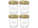 Bormioli Rocco Weckpot Quattro Stagioni - ø 9 cm / 320 ml - 4 stuks