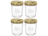 Bormioli Rocco Weckpot Quattro Stagioni - ø 9 cm / 320 ml - 4 stuks