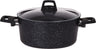 Cookinglife Kogepande med låg - Black Speckle - Aluminium Ø 24 cm / 4,4 Liter - Egnet til alle varmekilder - standard non-stick belægning