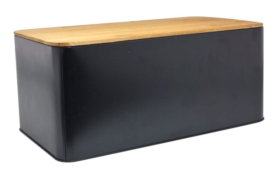 Cookinglife Brooddoos - Broodtrommel med Plank - Mat Sort