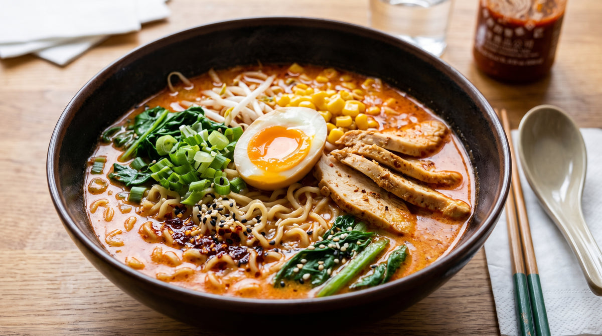 Krydret nudelsuppe, du kan lave for en slik