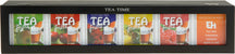 Cookinglife Theedoos - Theekist - Sort - 6 rum - 43 x 9 x 8.7 cm