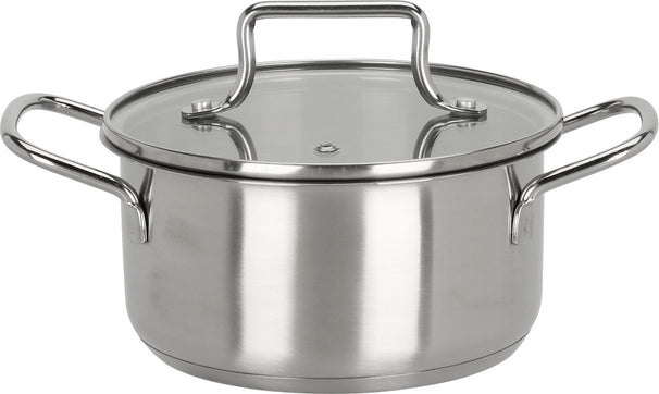 Cookinglife Kogepande Essential Steel RVS Ø 22 cm - 3.8 liter - egnet til alle varmekilder