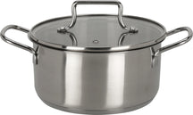 Cookinglife Pannenset Essential Steel 4-Delig - RVS - Kogepander ø 16, 18, 20 cm & Steelpan ø 16 cm - egnet til alle varmekilder