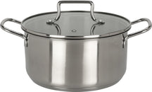 Cookinglife Pannenset Essential Steel 4-Delig - RVS - Kogepander ø 16, 18, 20 cm & Steelpan ø 16 cm - egnet til alle varmekilder
