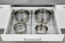 Cookinglife Pannenset Essential Steel 4-Delig - RVS - Kogepander ø 16, 18, 20 cm & Steelpan ø 16 cm - egnet til alle varmekilder
