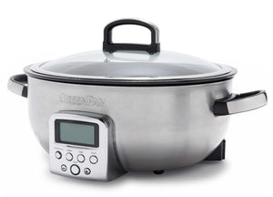 GreenPan Multicooker / Omnicooker - 5.7 Liter - RVS - Keramisk non-stick belægning