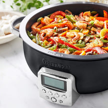 GreenPan Multicooker / Omnicooker - 5.7 Liter - Black - Keramisk non-stick belægning