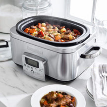 GreenPan Slowcooker - 6.0 Liter - RVS - Keramisk non-stick belægning