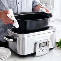 GreenPan Slowcooker - 6.0 Liter - RVS - Keramisk non-stick belægning