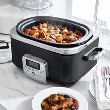 GreenPan Slowcooker - 6.0 Liter - Sort - Keramisk non-stick belægning