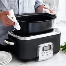 GreenPan Slowcooker - 6.0 Liter - Sort - Keramisk non-stick belægning