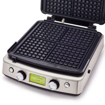 GreenPan Vaffeljern - RVS - inklusive 2 sæt vaffelplader - Keramisk non-stick belægning