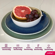 Cookinglife Morgenmadstallerkener / Desserttallerkener Belize ø 21 cm - 6 stk.