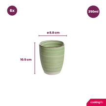 Cookinglife Bekers Delice Grøn 350 ml - 6 styk