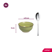 Cookinglife Kleine kommen Delice Grøn ø 12 cm - 6 stykker