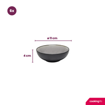 Cookinglife Dipskåle Nola Warm Grey ø 11 cm - 6 stk.