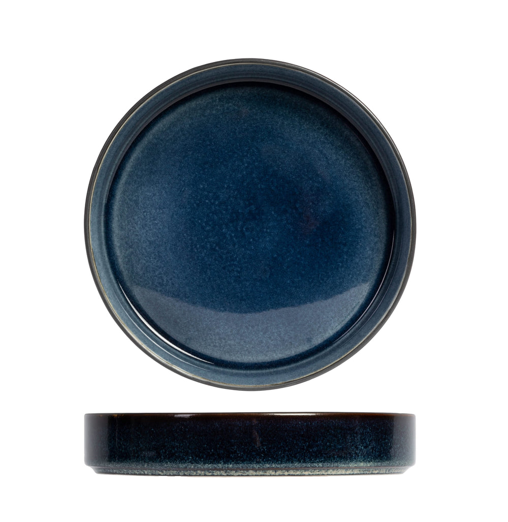 Cosy & Trendy Dybe Tallerkener / Pastatallerkener - Quintana Blue ø 23 cm / H 4.3 cm - 4 Styk