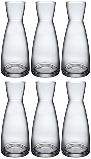 Bormioli Rocco Karaffer / Vandkaraffer Ypsilon - Transparent - 1 liter - 6 stk.