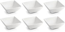 BonBistro Dipschaaltjes Yong Squito 10 x 10 cm - Hvid - 6 stk.