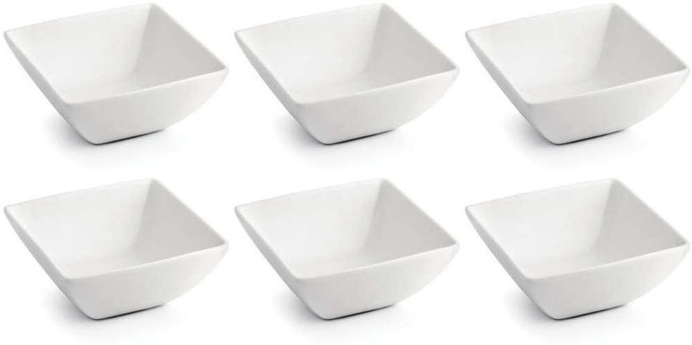 BonBistro Soepkommen / Kommen Yong Squito 14 x 14 cm - Hvid - 6 stk.