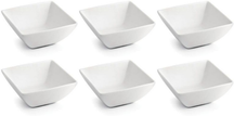 BonBistro Soepkommen / Kommen Yong Squito 14 x 14 cm - Hvid - 6 stk.